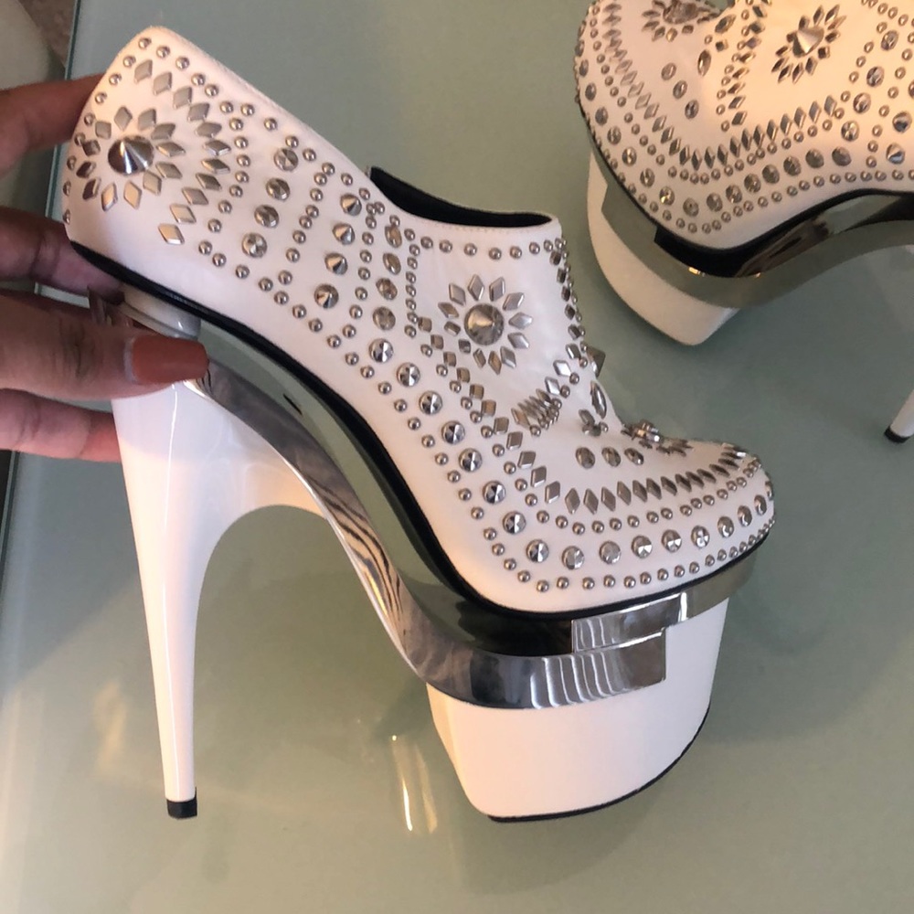 Versace studded shoes